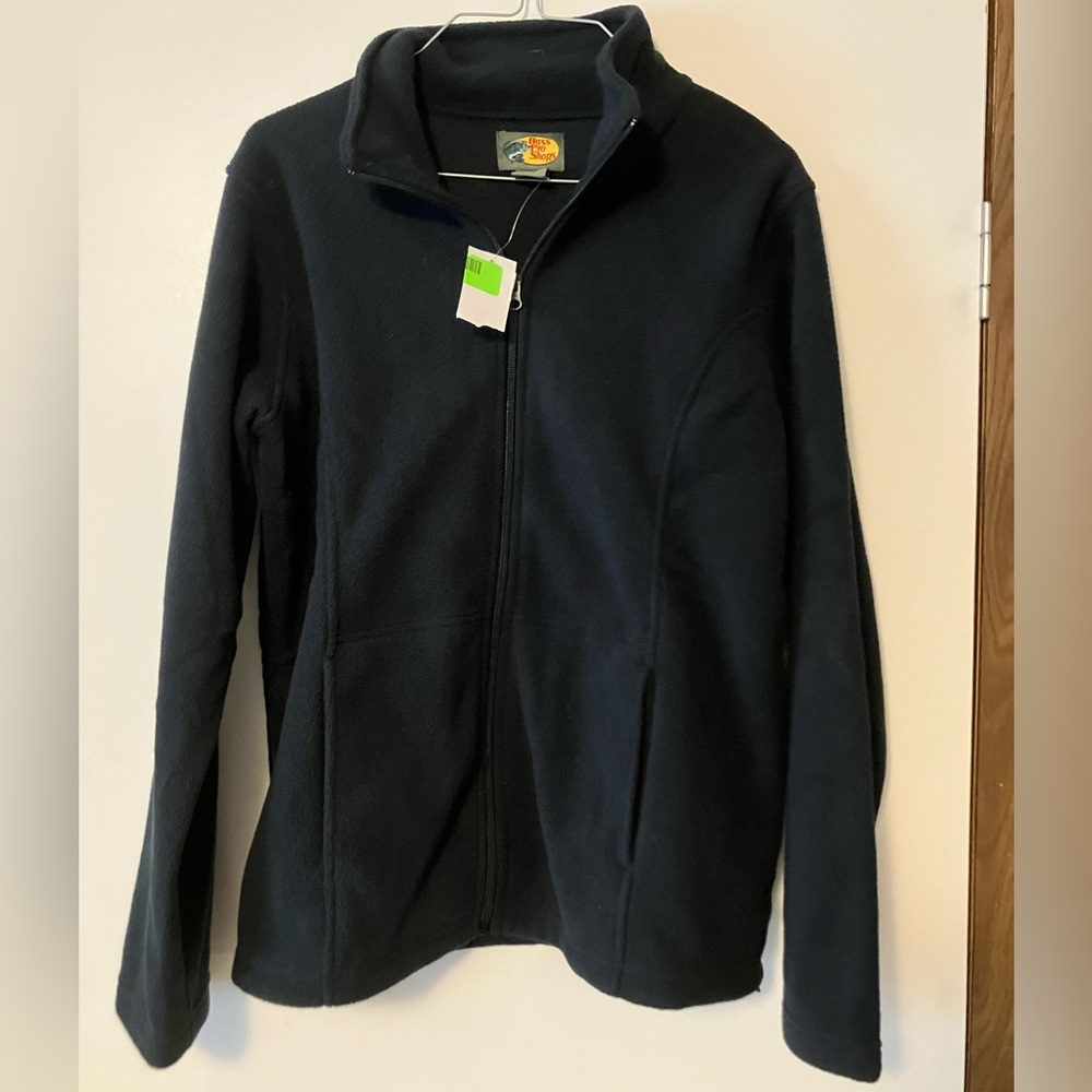 Bass Pro Shop Women’s Black Full-Zip Fleece Jacket